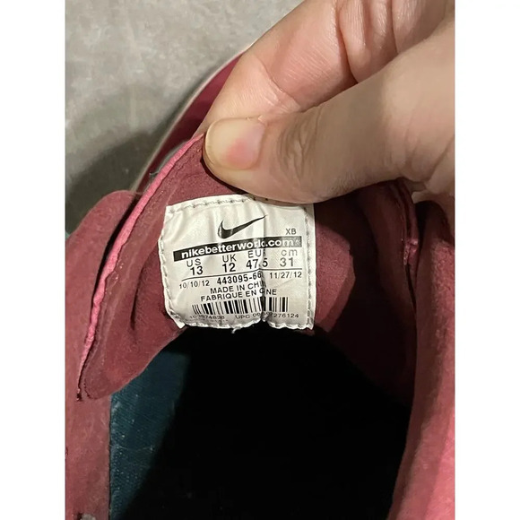 Nike Zoom Stefan Janoski Mid Size 13 Men Causal Sneakers Red Blue Streetwear - Picture 3 of 11